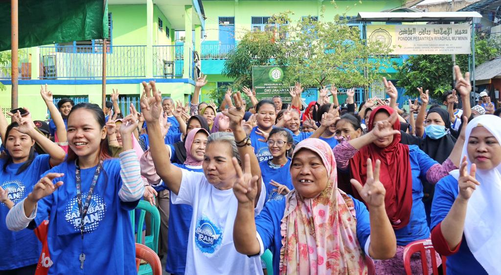 PAN Raih Dukungan dari Ratusan Pedagang Pasar Jakbar untuk 2024