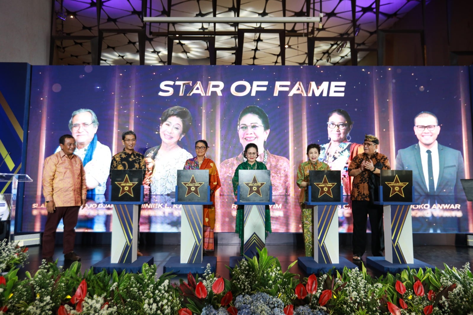 Lima tokoh perfilman tanah air hiasi walk of fame di kawasan Jababeka Movieland
