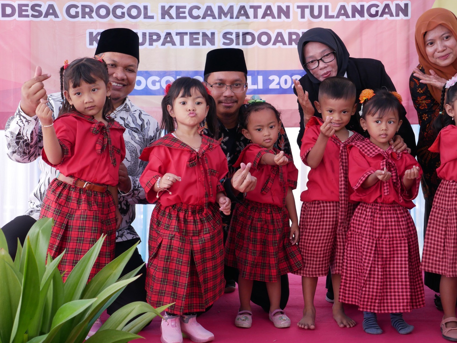 Pendidikan Anak Usia Dini (PAUD) Edelweis di Desa Grogol Kecamatan Tulangan Kabupaten Sidoarjo, Kamis (20/7/2023).