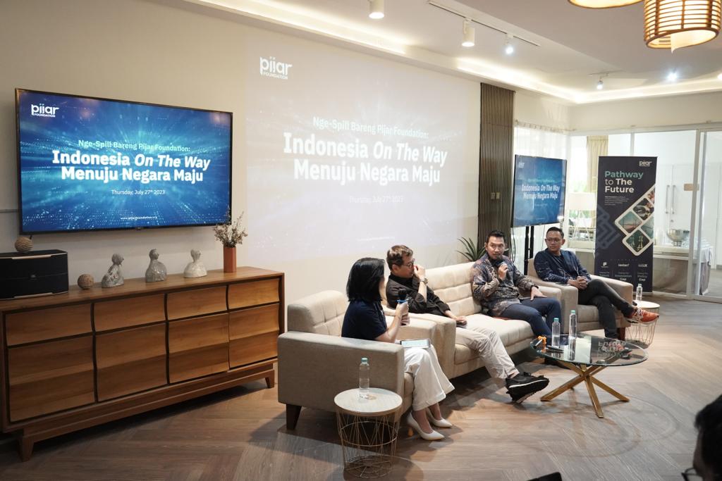 Fijar Foundation menggelar acara diskusi dengan tema 'Indonesia On The Way Menuju Negara Maju' di Jakarta, Kamis (27/7).  