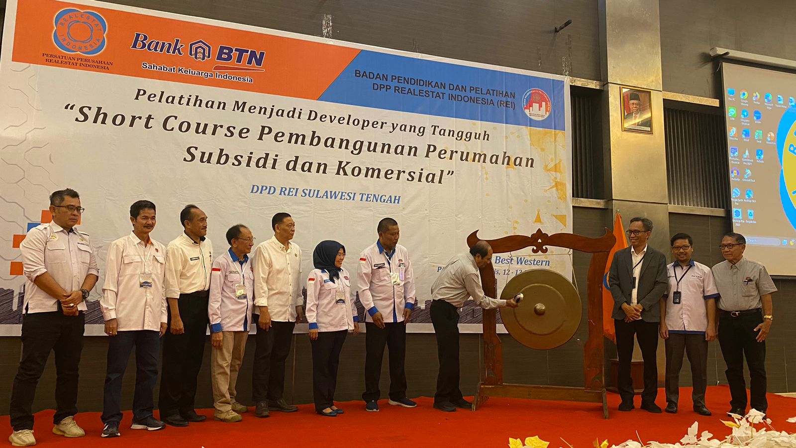 Pembukaan Diklat REI Sulteng oleh Ketua Badan Diklat REI MR Priyanto