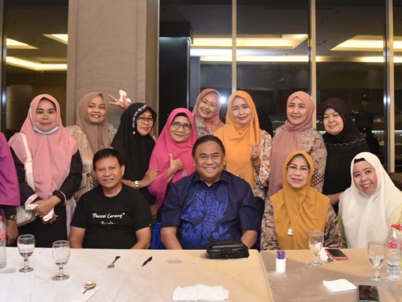 Rachmat Gobel bersilaturahmi degnan para perantau asal Gorontalo.