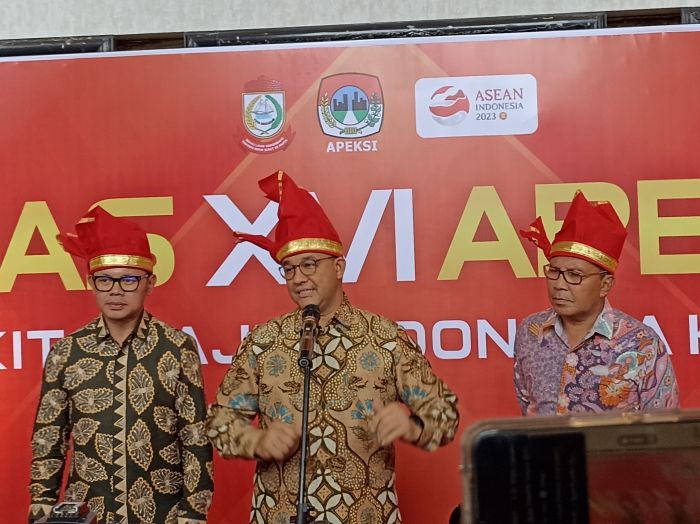 Anies Baswedan di Makassar, Sulawesi Selatan. 