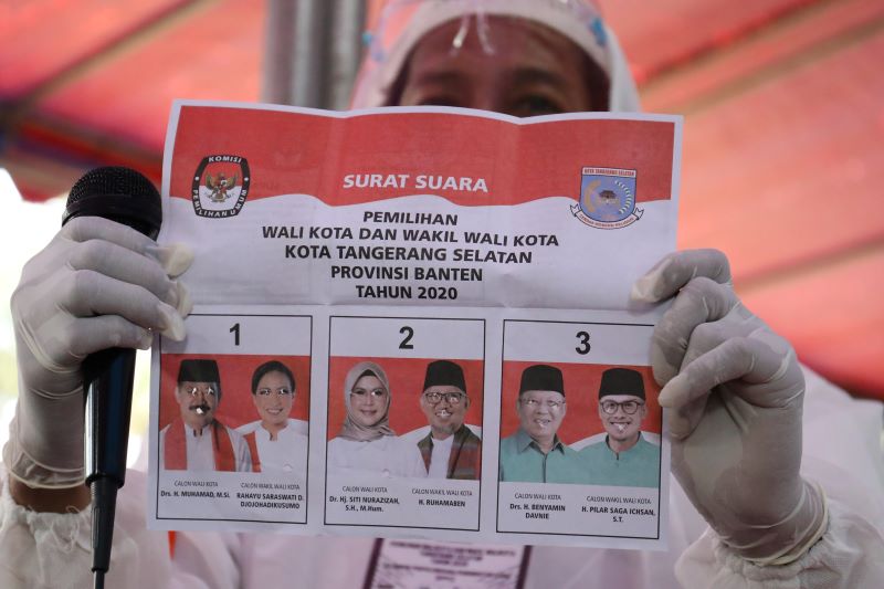 Ilustrasi surat suara tidak sah