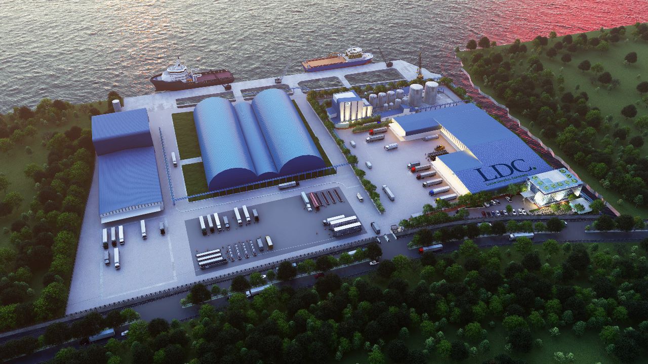 Pabrik penyulingan gliserin Louis Dreyfus Company (LDC)