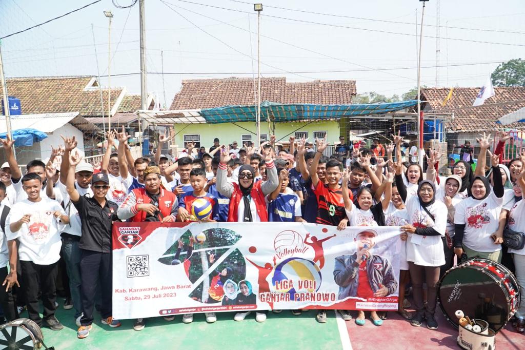 Kegiatam Sahabat Ganjar di Karawang