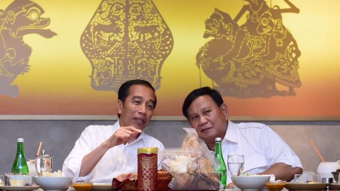 Presiden Joko Widodo dan Menhan Prabowo Subianto