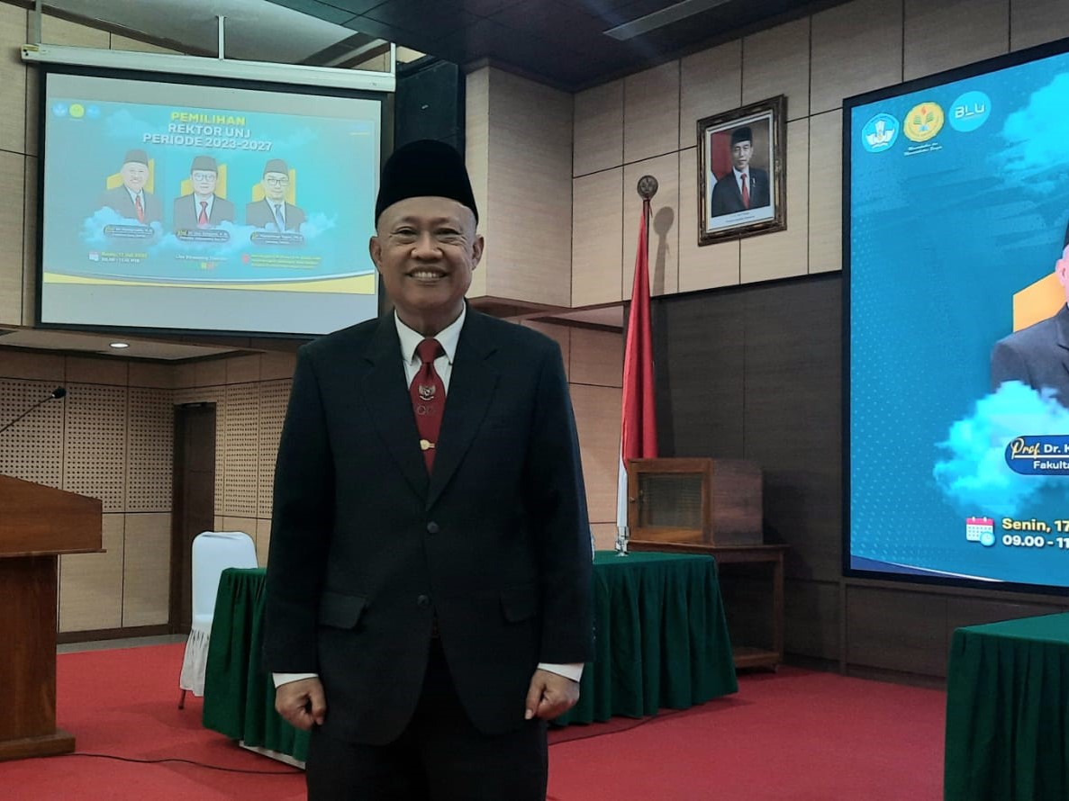 Komarudin kembali Terpilih sebagai Rektor UNJ