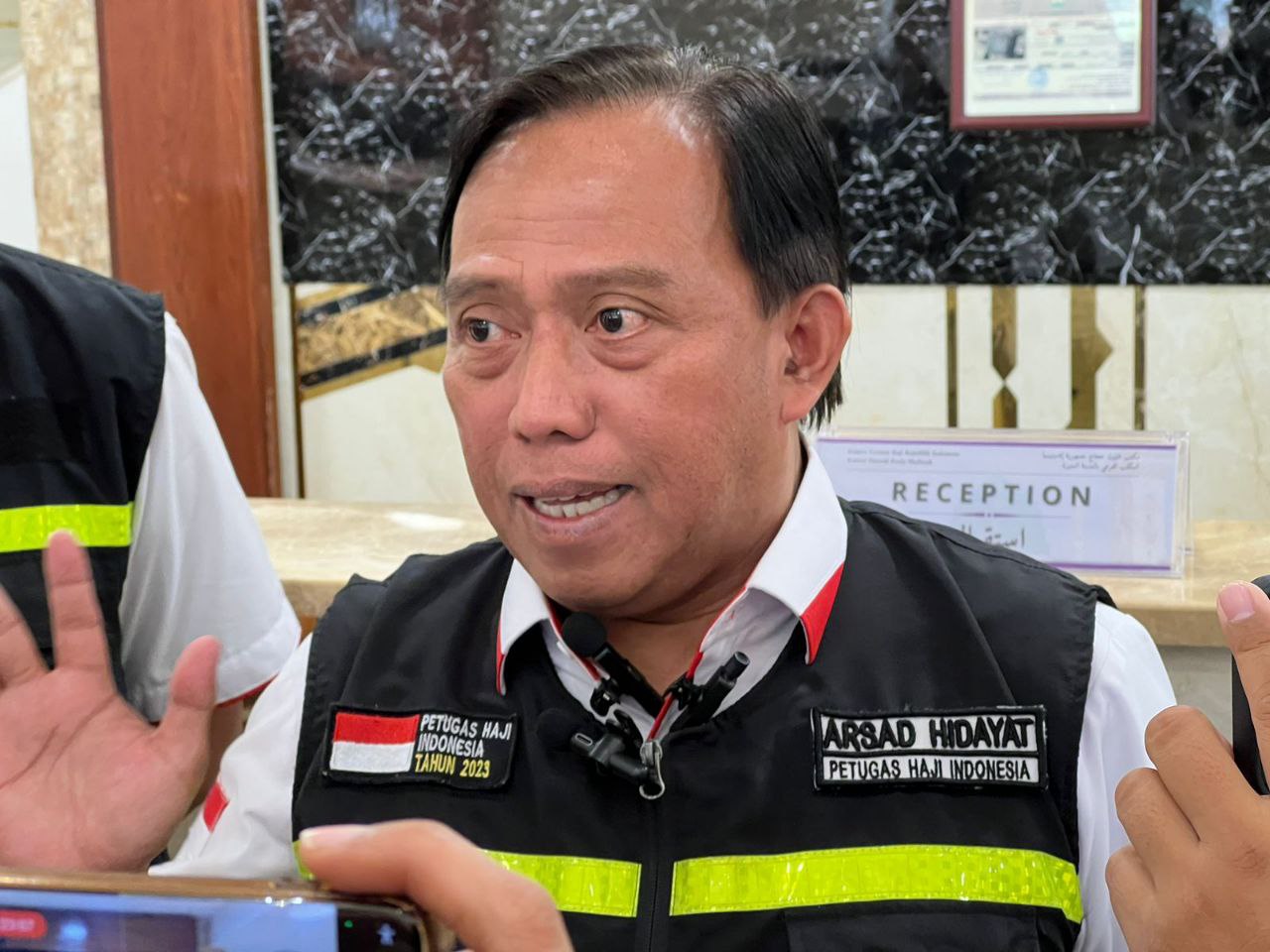 Direktur Bina Haji Kemenag Arsad Hidayat.