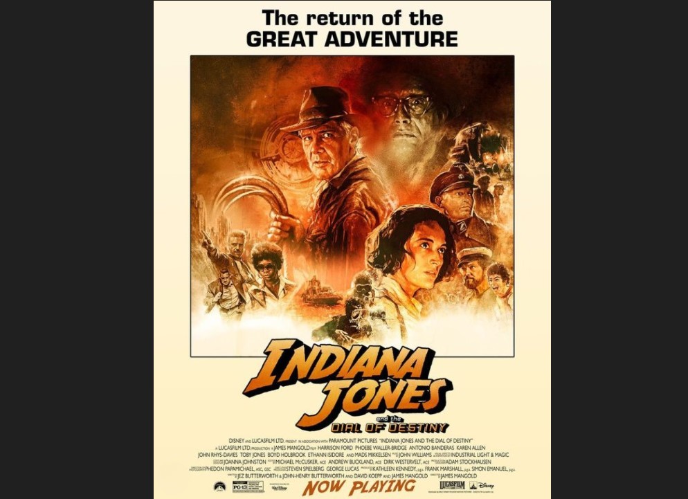 Poster film Indiana Jones and the Dial of Destiny