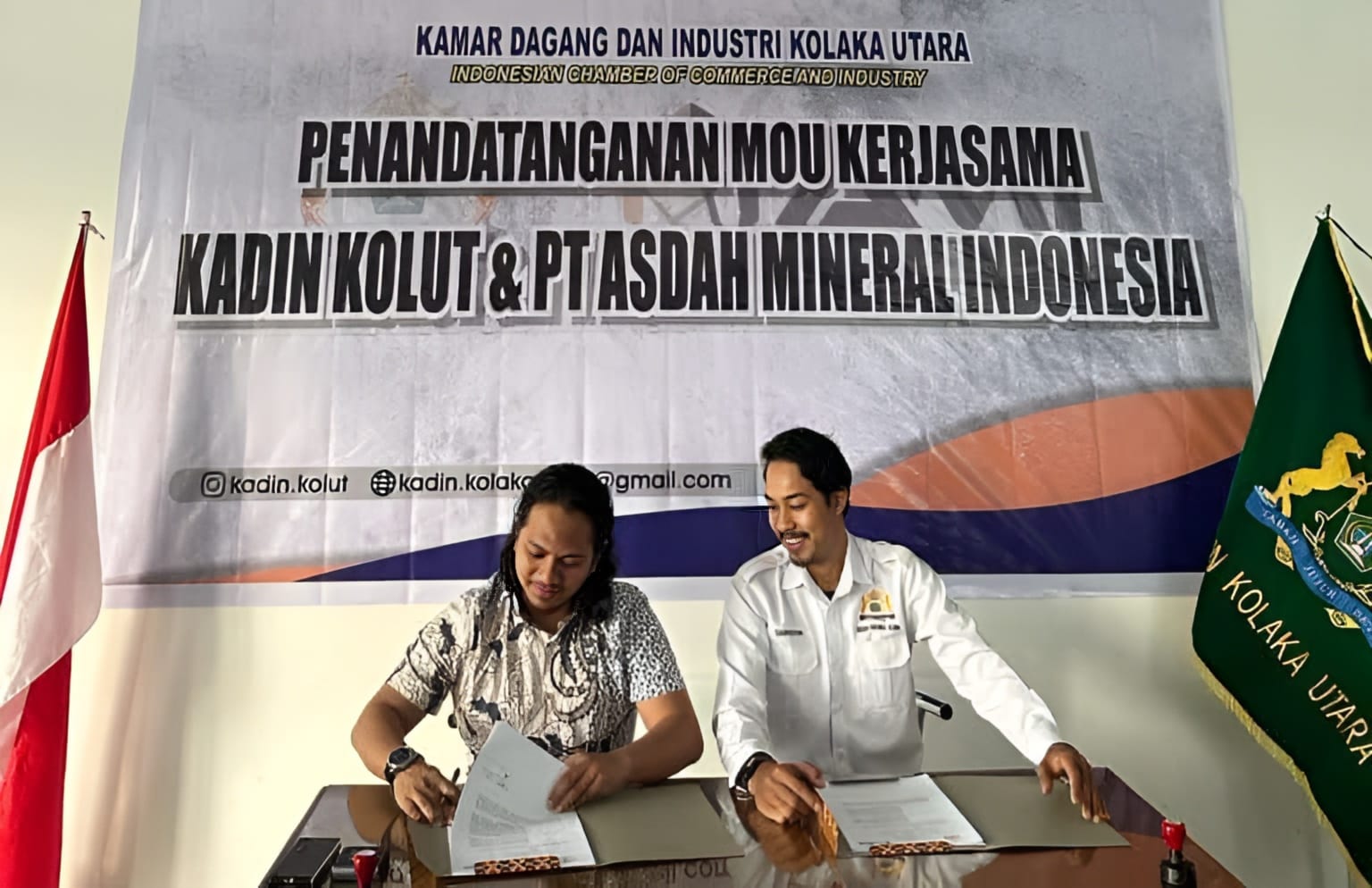 kerja sama Asdah Mineral Indonesia dengan Kadin Kolaka Utara