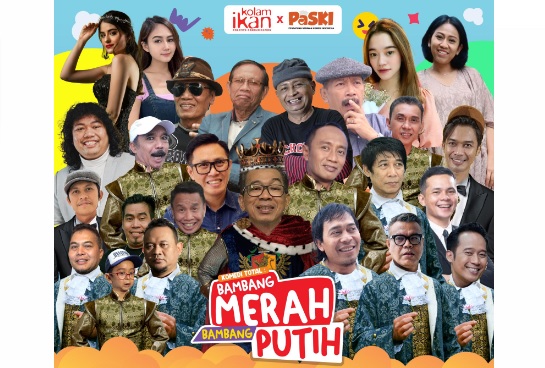 Para komedian dan komika yang akan tampil di Komedi Total: Bambang Merah Bambang Putih
