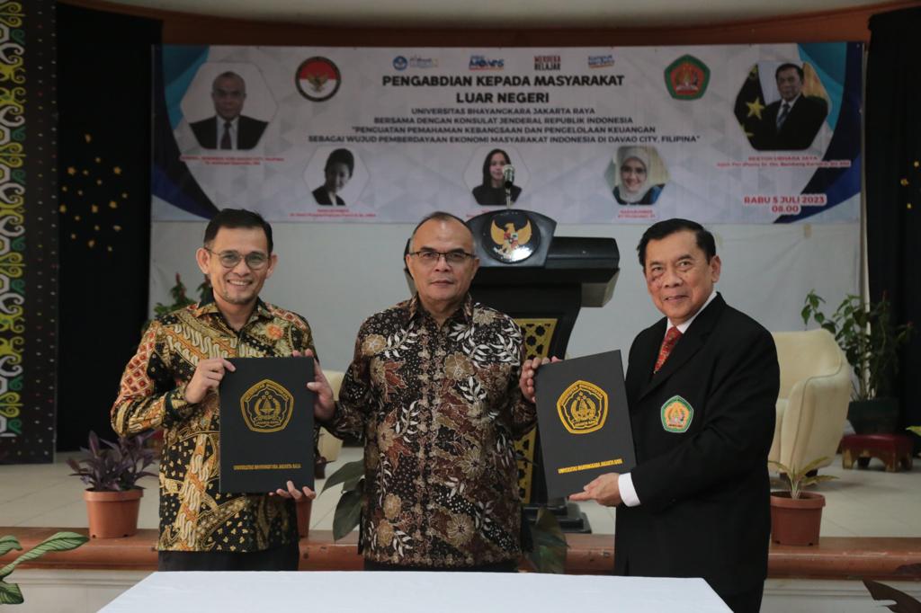 Kerja sama Ubhara Jaya dengan Sekolah Indonesia di Davao, Filipina