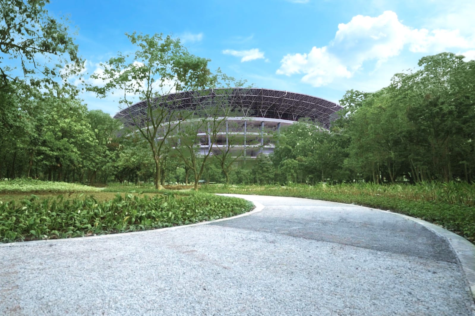 SIG turut berpartisipasi dalam revitalisasi kawasan Stadion Utama Gelora Bung Karno jelang Asian Games 2018 dengan produk ThruCrete.