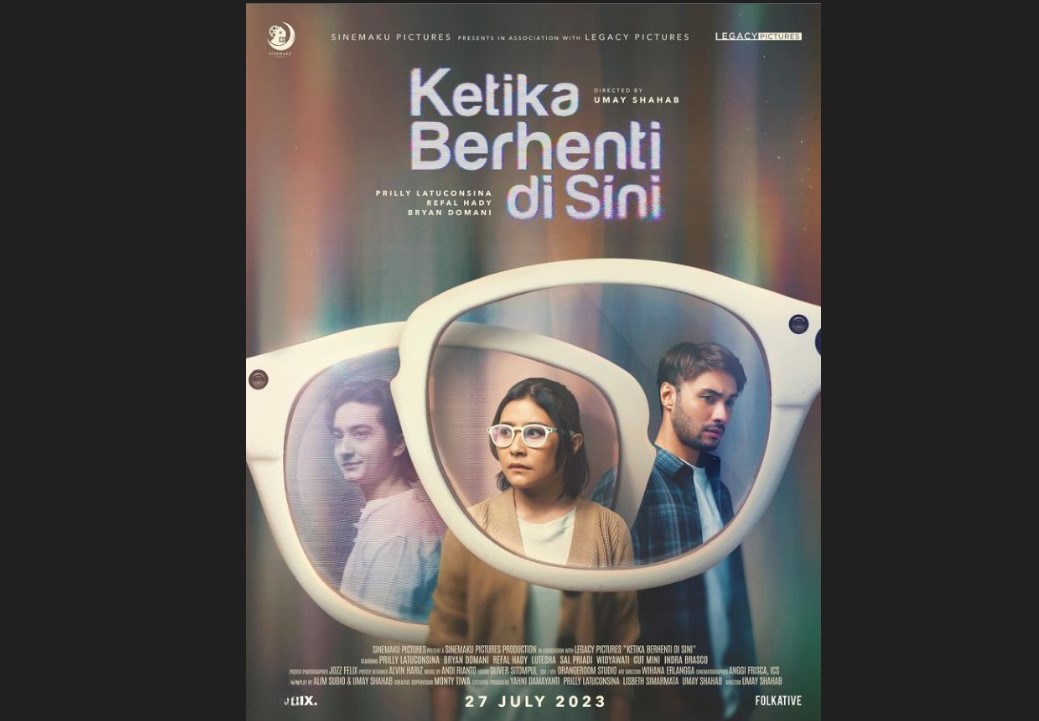 Poster film Ketika Berhenti di Sini