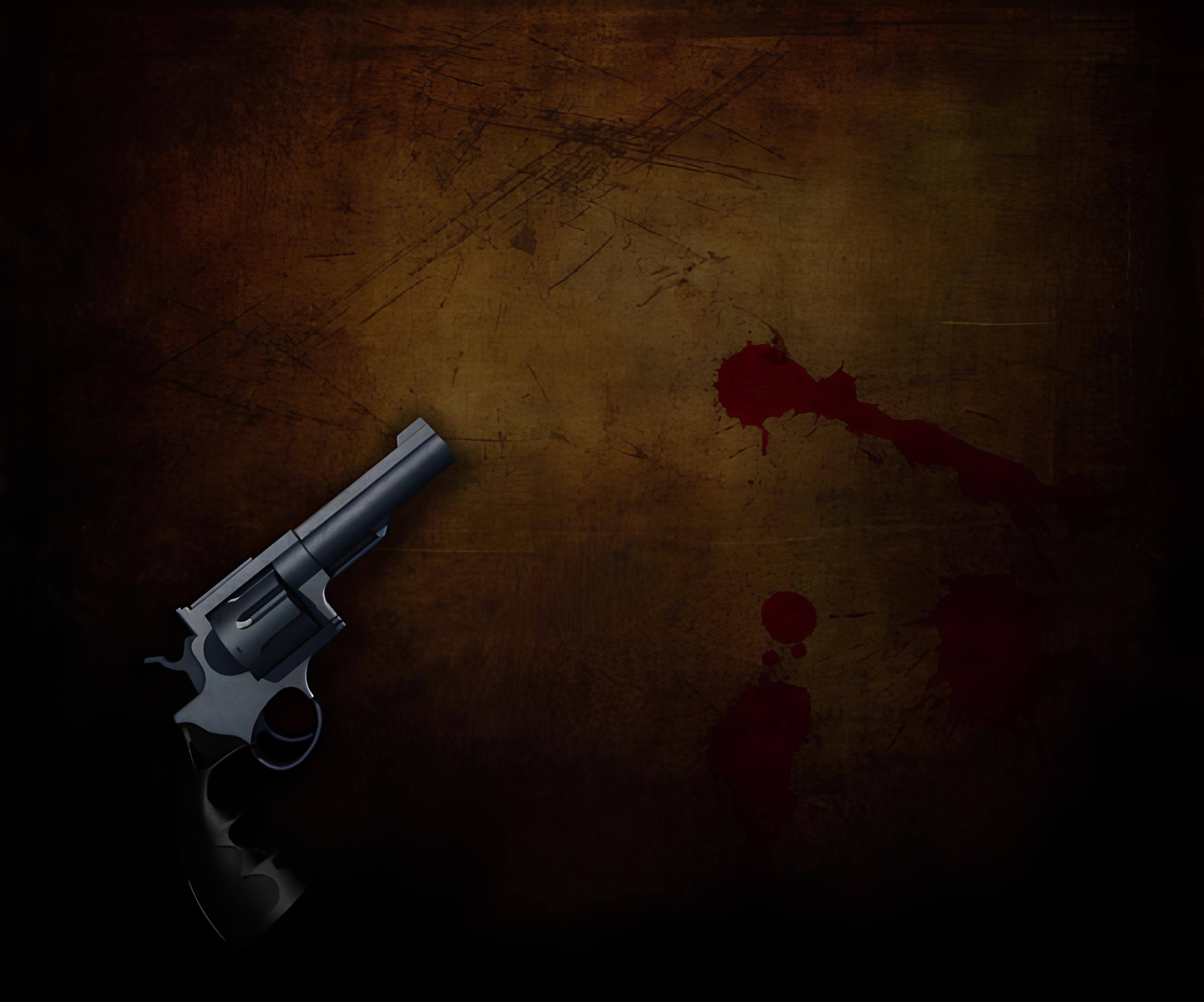 Ilustrasi senjata api ilegal.