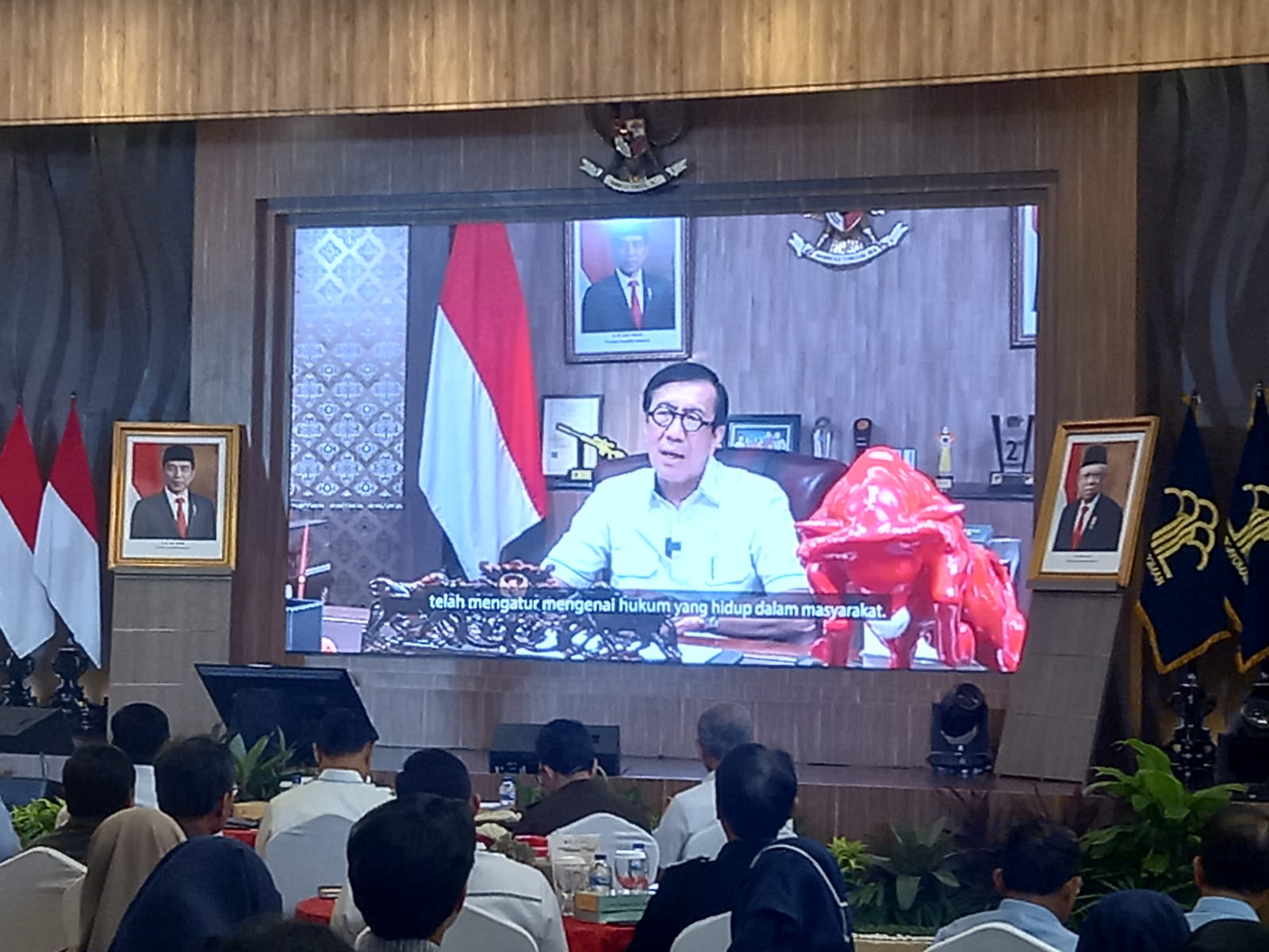 Yasonna Nilai UU Nomor 1/2023 Beri Pengakuan Pada Hukum Tak Tertulis