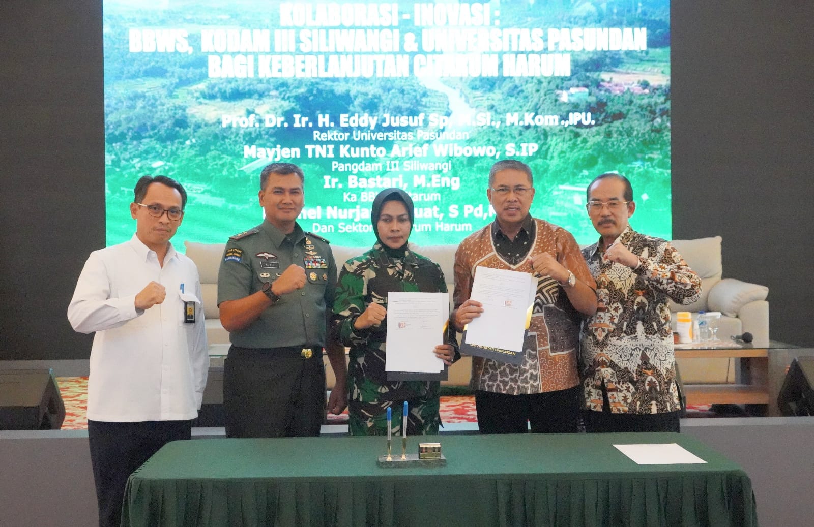 Kodam III/Siliwangi, Unpas dan BBWS Citarum sepakat berkolaborasi mengawal Program Citarum Harum
