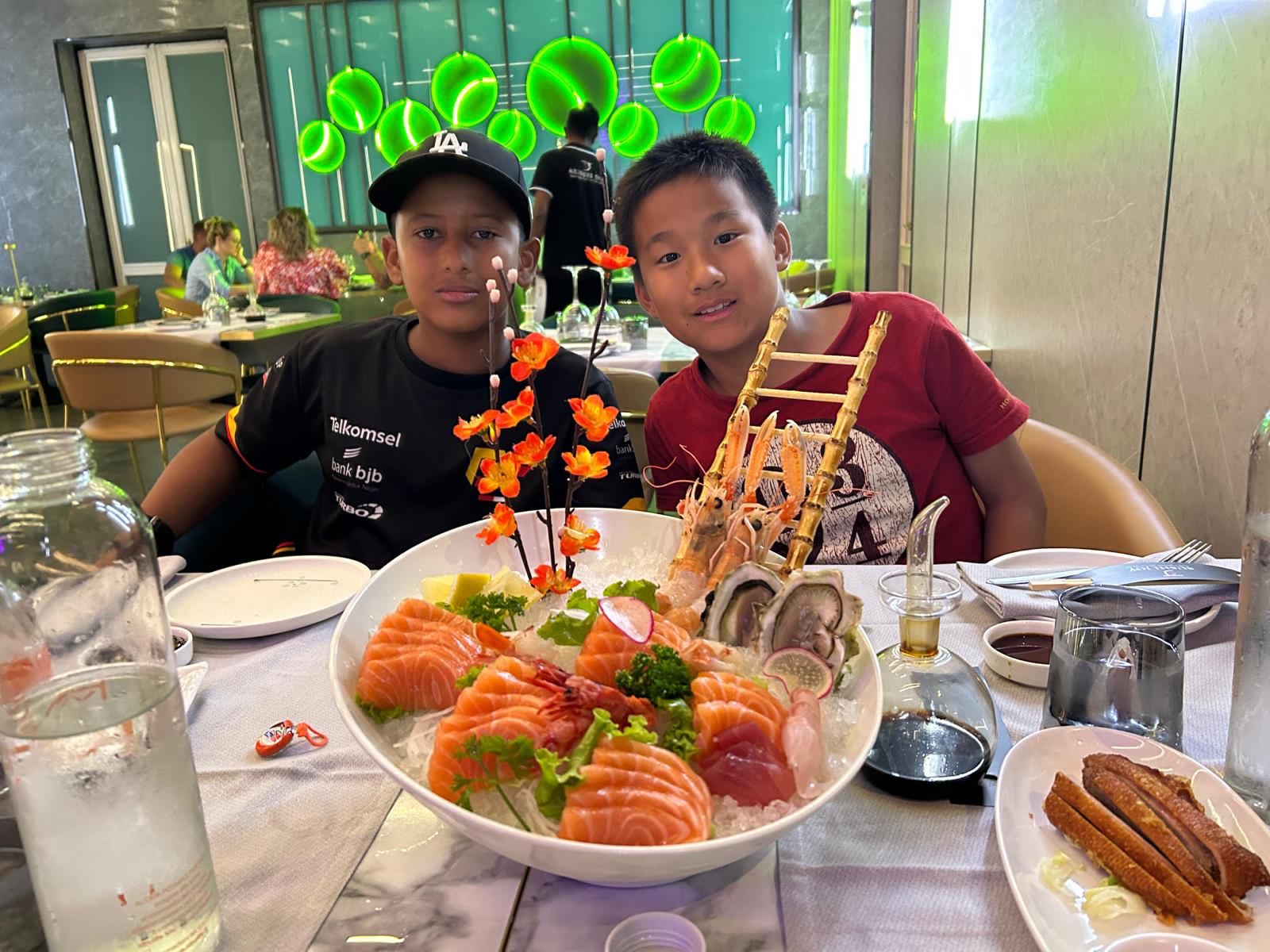 Pembalap gokart Qarrar Firhand di Brescia, Italia