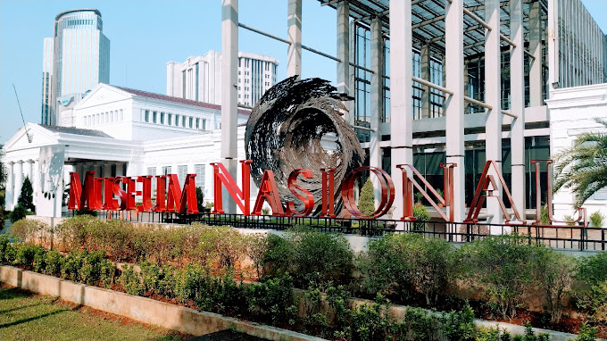 Tampak depan Museum Nasional Indonesia tempat objek bersejarah dari Belanda akan disimpan.