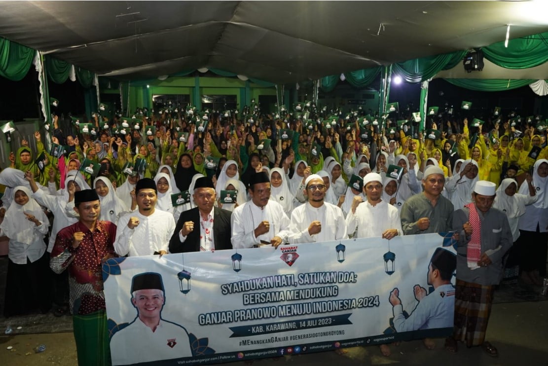 Kegiatan Sahabat Ganjar di Karawang