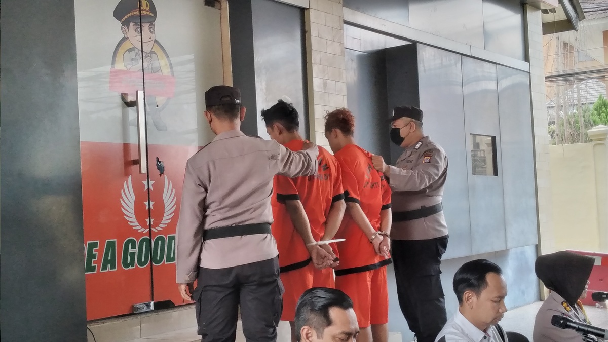 Dua tersangka mutilasi di Sleman.