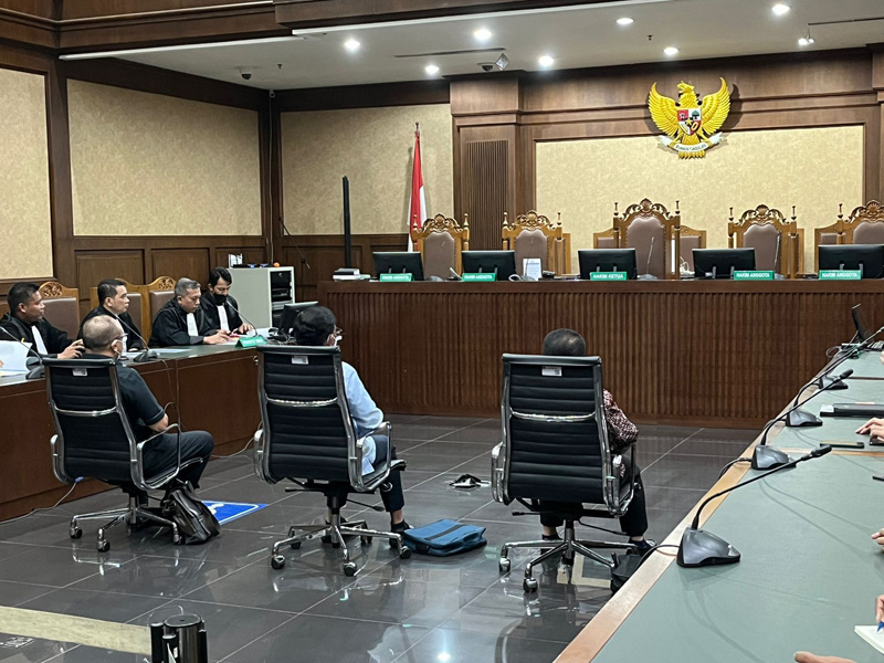Hakim akan melanjutkan sidang atas pembacaan tanggapan jaksa terhadap kasus dugaan korupsi pembangunan BTS 4G pada 18 Juli.