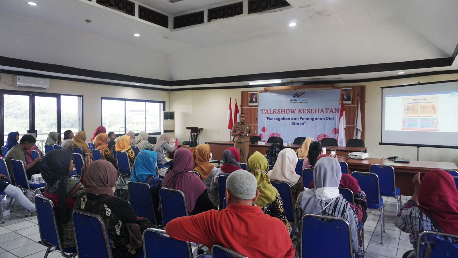 Talkshow kesehatan dengan tema 'Pencegahan dan Penanganan Dini Penyakit Stroke'.