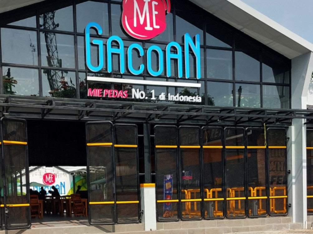 Gerai Mie Gacoan.