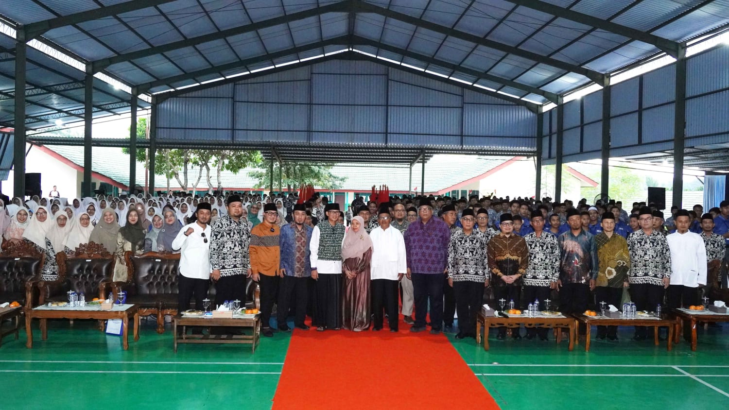 Menparekraf Sandiaga Uno menghadiri milad ke-35 Ponpes Darul Muttaqien Bogor, Jawa Barat, Sabtu (22/7).
