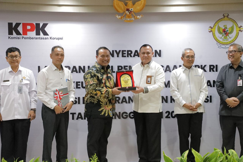 BPK memberikan predikat WTP kepada KPK untuk laporan 2022.