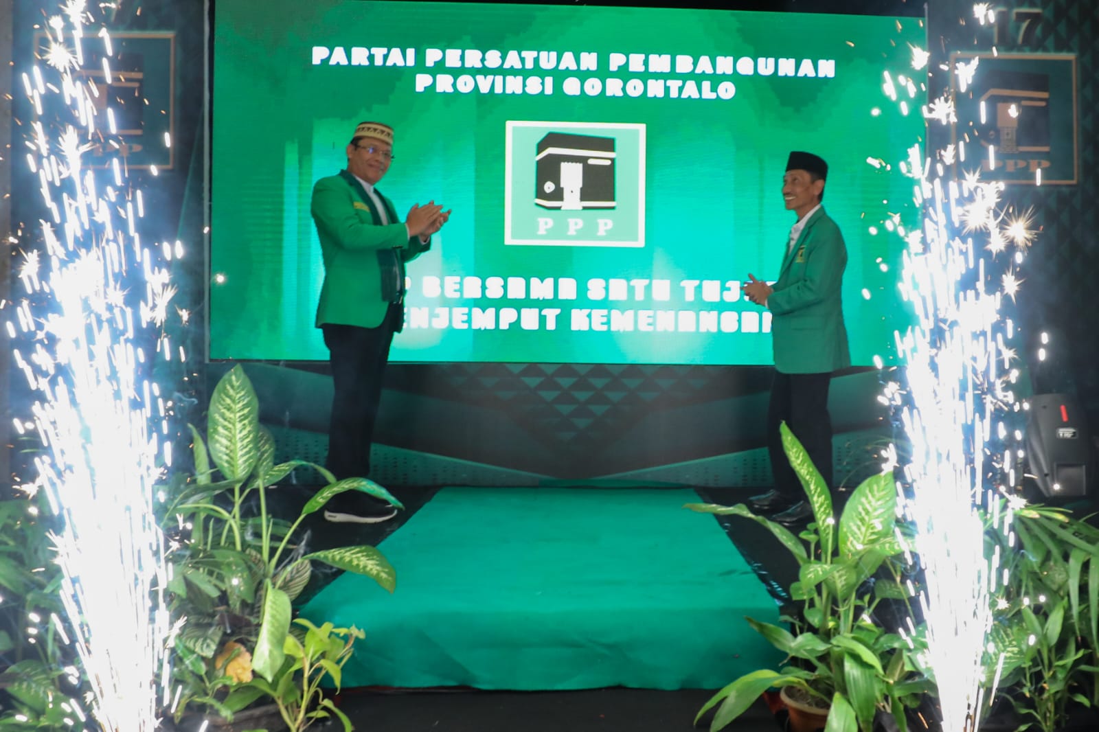 Plt Ketum PPP Muhamad Mardiono saat menghadiri konsolidasi bacaleg dan temu kader se-Gorontalo