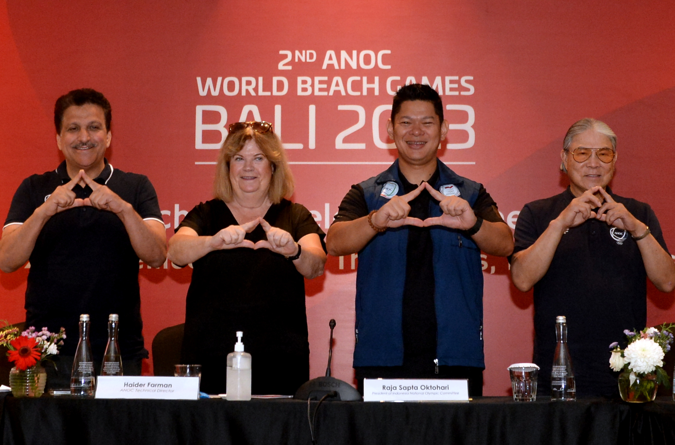 Konferensi pers terkait persiapan penyelenggaraan ANOC World Beach Games 2023 yang diputuskan batal digelar.
