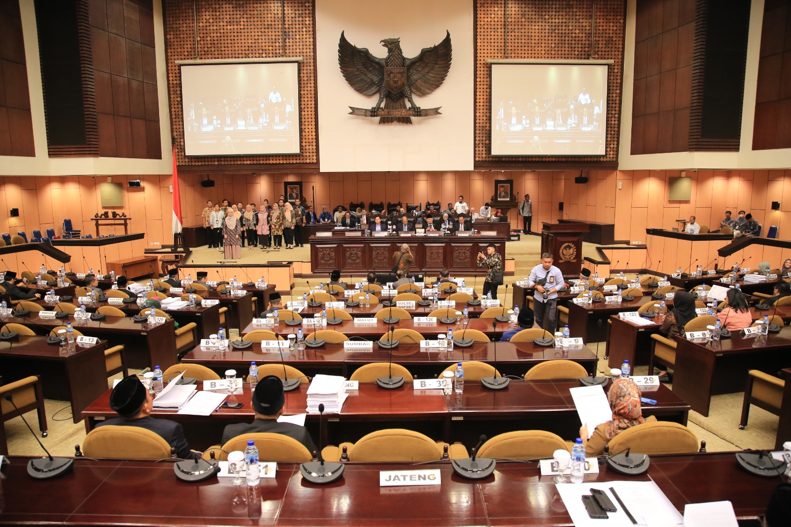 Sidang Paripurna ke-12 di Nusantara V Komplek Parlemen, Jakarta, Jumat (14/7/2023).
