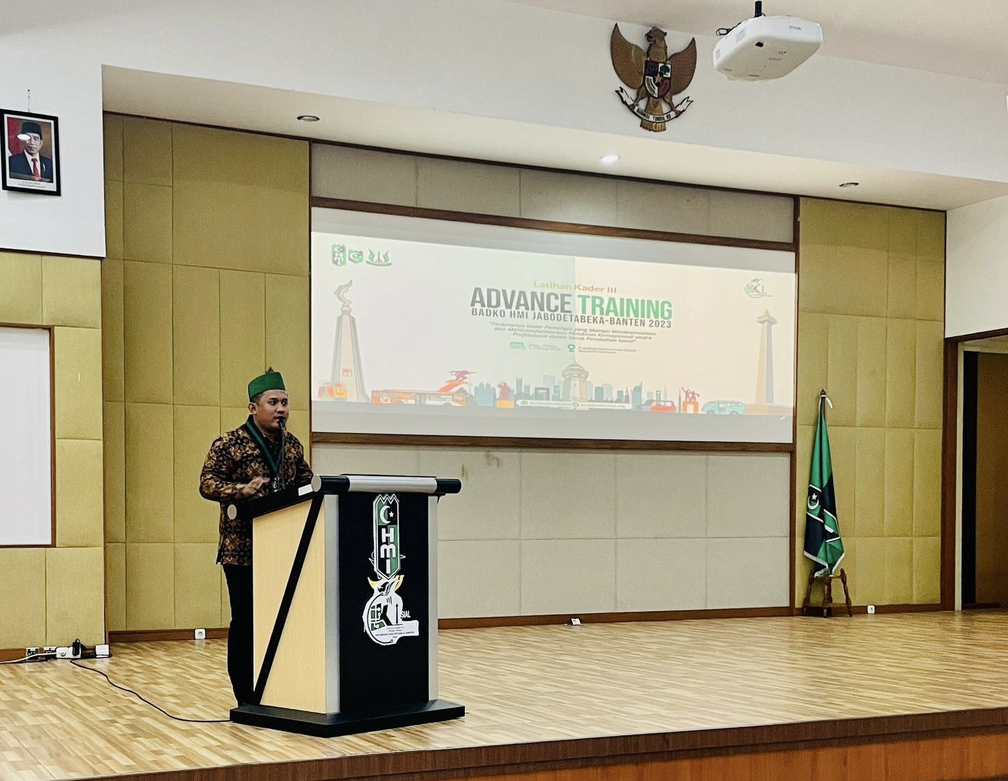 Ketua Umum Badko HMI Jabodetabek-Banten M Adhiya Muzakki