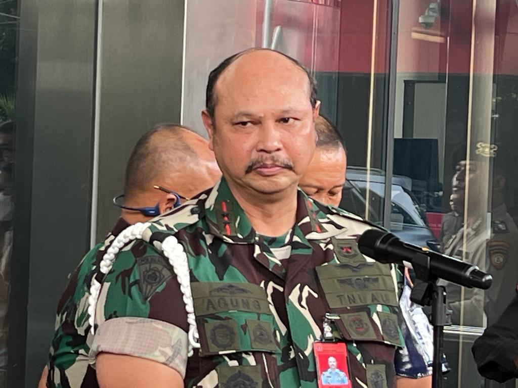 Danpuspom TNI Marsekal Muda TNI Agung Handoko.