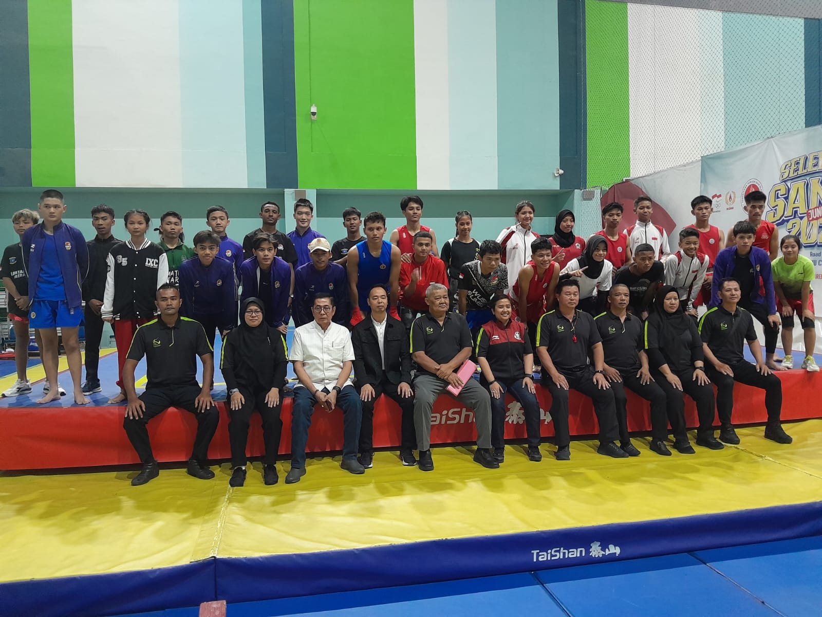 Timnas wushu junior Indonesia.