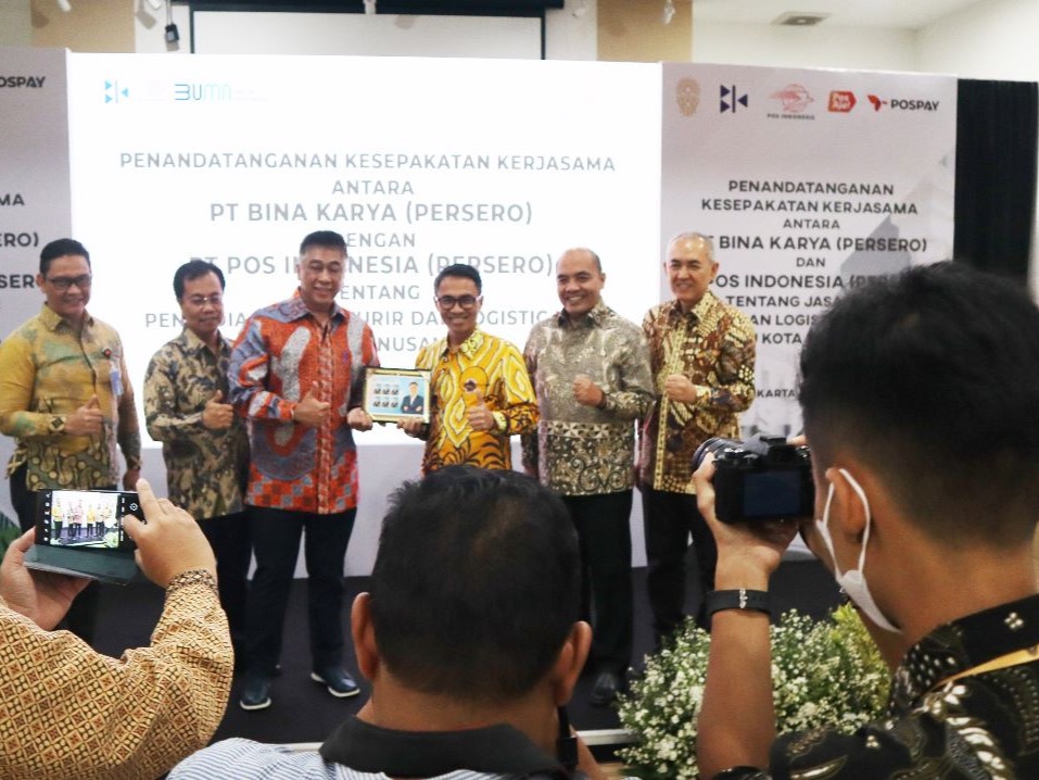 Pos Indonesia dan Bina Karya sepakat berkomitmen dalam mempersiapkan pembangunan dan pengembangan IKN.
