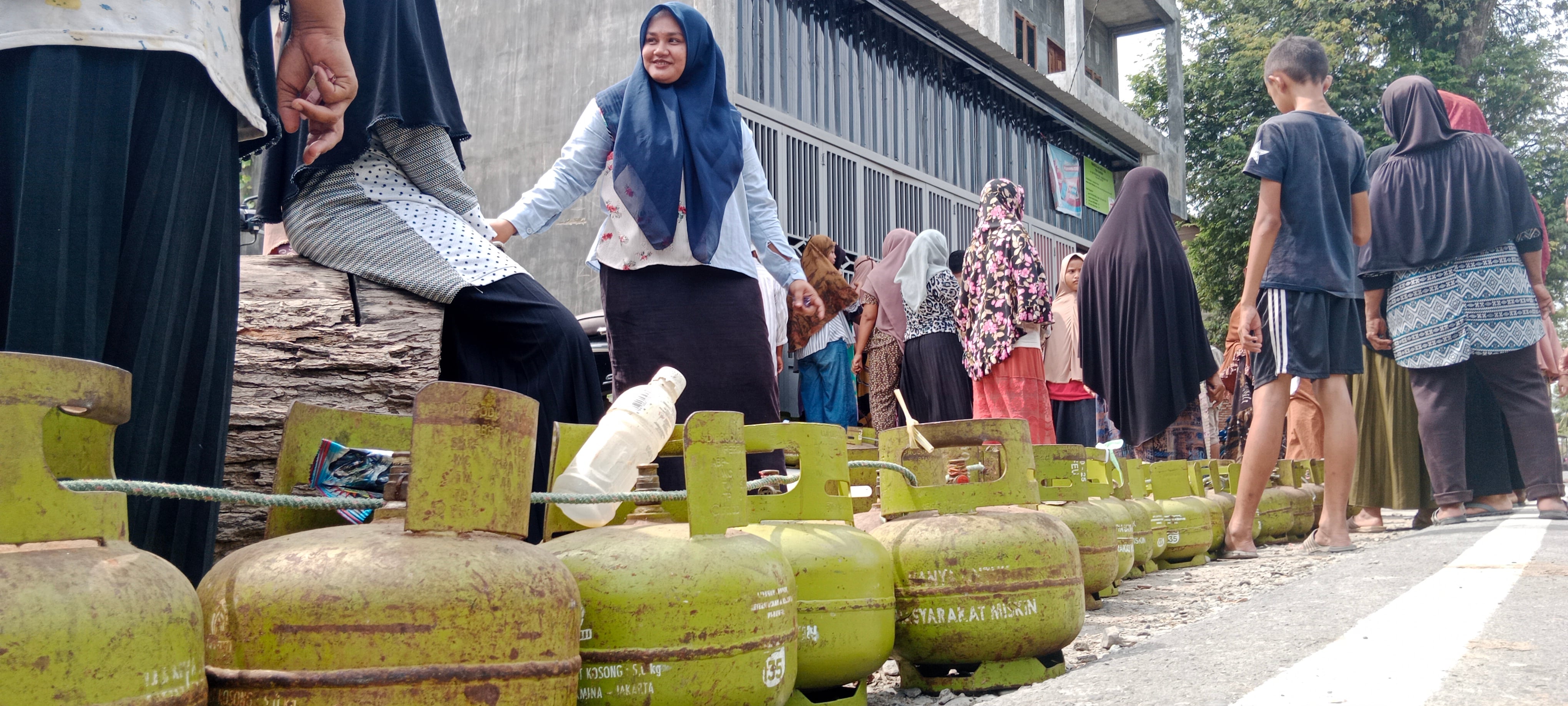 Kelangkaan gas Elpiji 3kg 