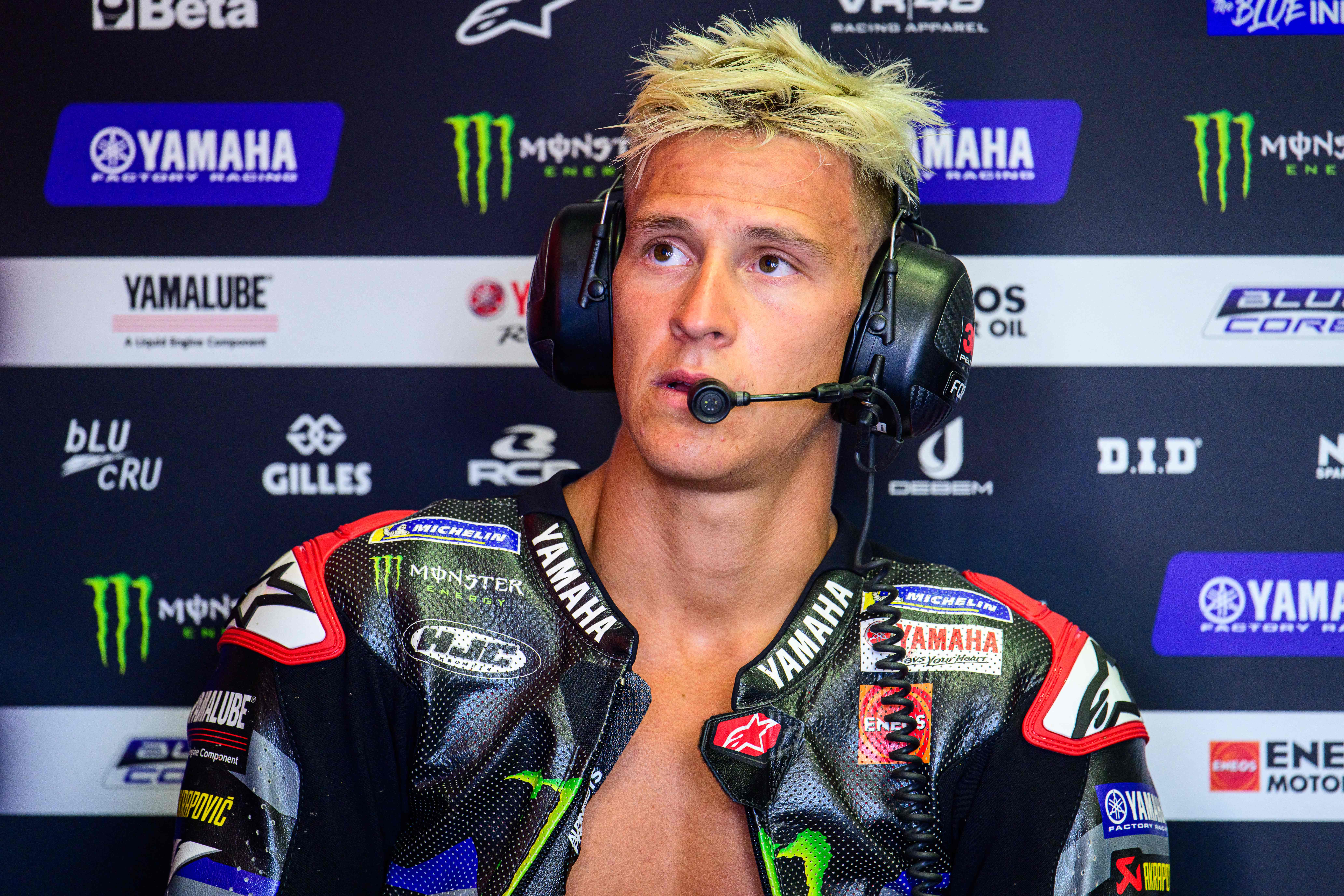 Pembalap Monster Energy Yamaha Fabio Quartararo.