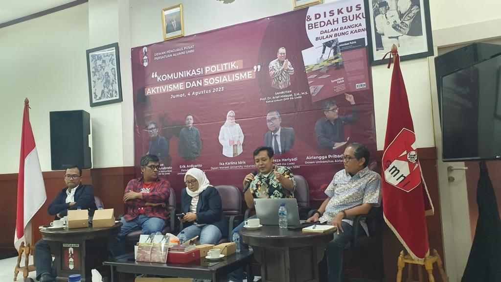 Diskusi dan bedah buku di Sekretariat DPP PA GMNI