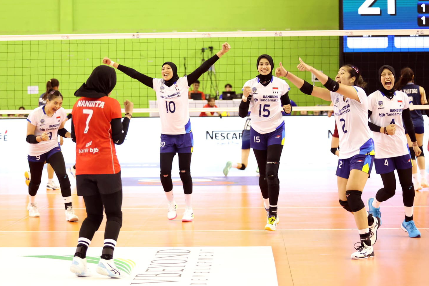 Timnas voli putri Indonesia di SEA V League 2023 putaran kedua.