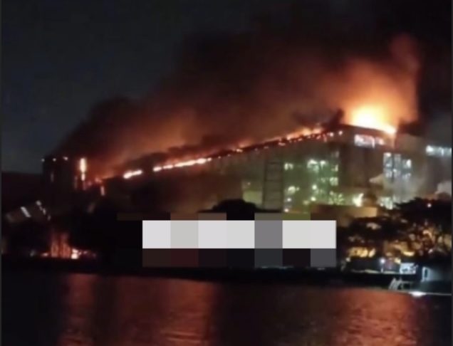 Pabrik Conveyor Batu Bara PT Pusri Palembang Terbakar