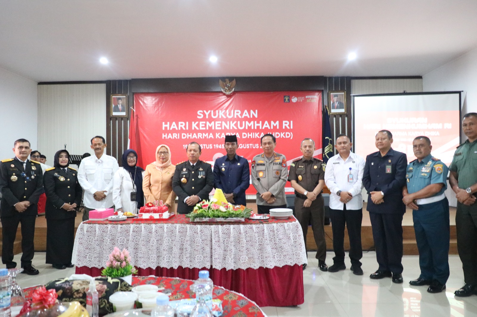 Syukuran HUT ke-78 Kemenkumham di Bangka Belitung