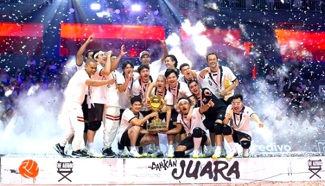 The Actors pemenang pertandingan Bahkan Voli di Mahaka Sport.