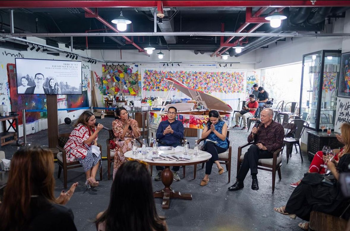 Peluncuran Prosa Gerilya, Tribut untuk I Gusti Ngurah Rai di Studio L'Atelier by Cyril Kongo, Bali.