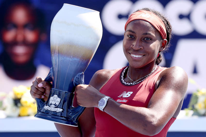 Gauff menjadi pemenang termuda gelar Cincinnati WTA dan remaja pertama yang meraih lima gelar karir sejak Caroline Wozniacki pada 2008-2009.
