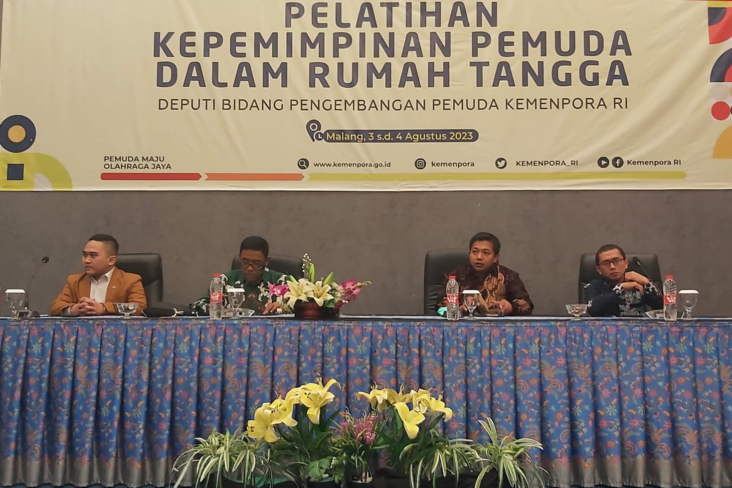 Pelatihan Kepemimpinan Pemuda dalam Rumah Tangga (PKPRT) yang digelar Kementerian Pemuda dan Olahraga.