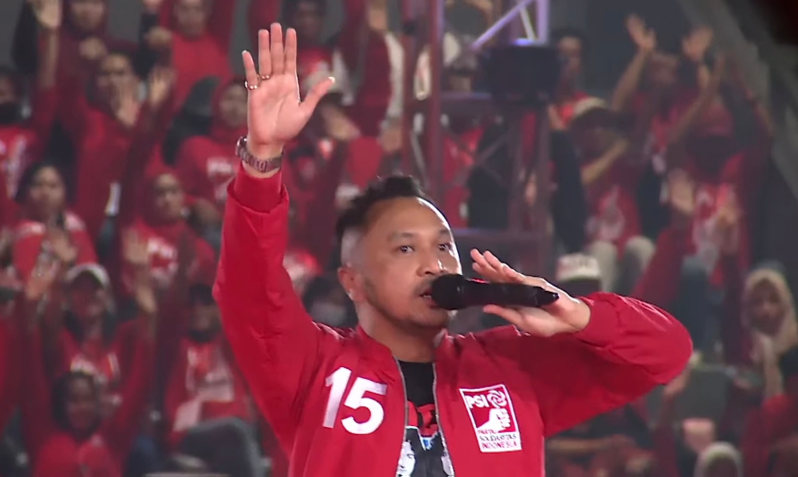 Ketua Umum Partai Solidaritas Indonesia (PSI) Giring Ganesha. 