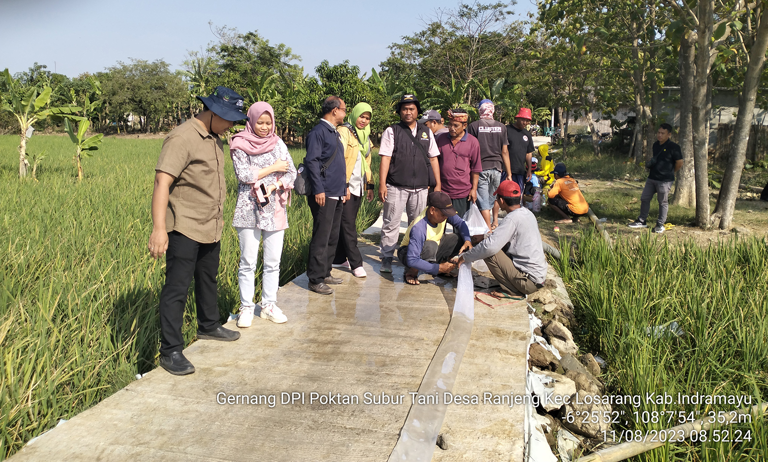 Antisipasi Kekeringan, Ditlin Laksanakan Gerakan Penanganan Dampak Perubahan Iklim di Indramayu